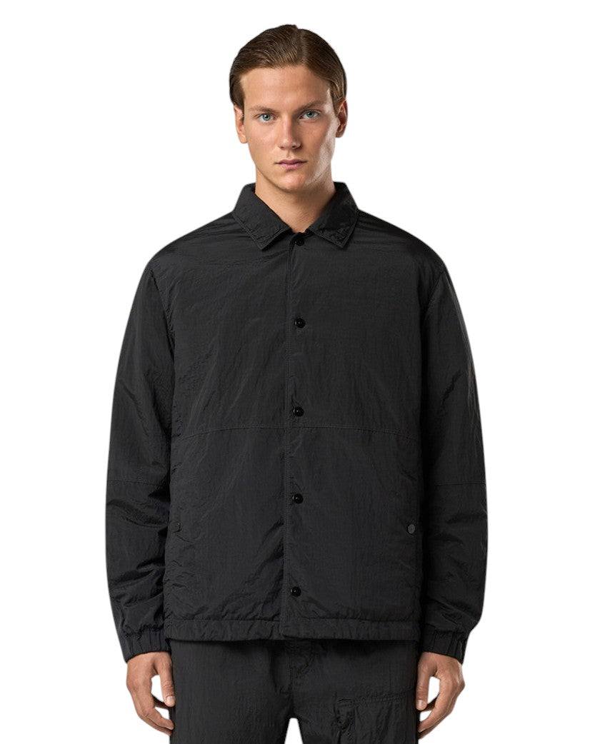 Q0819 Nylon Metal In Econyl Jacket Black SI0321-BK