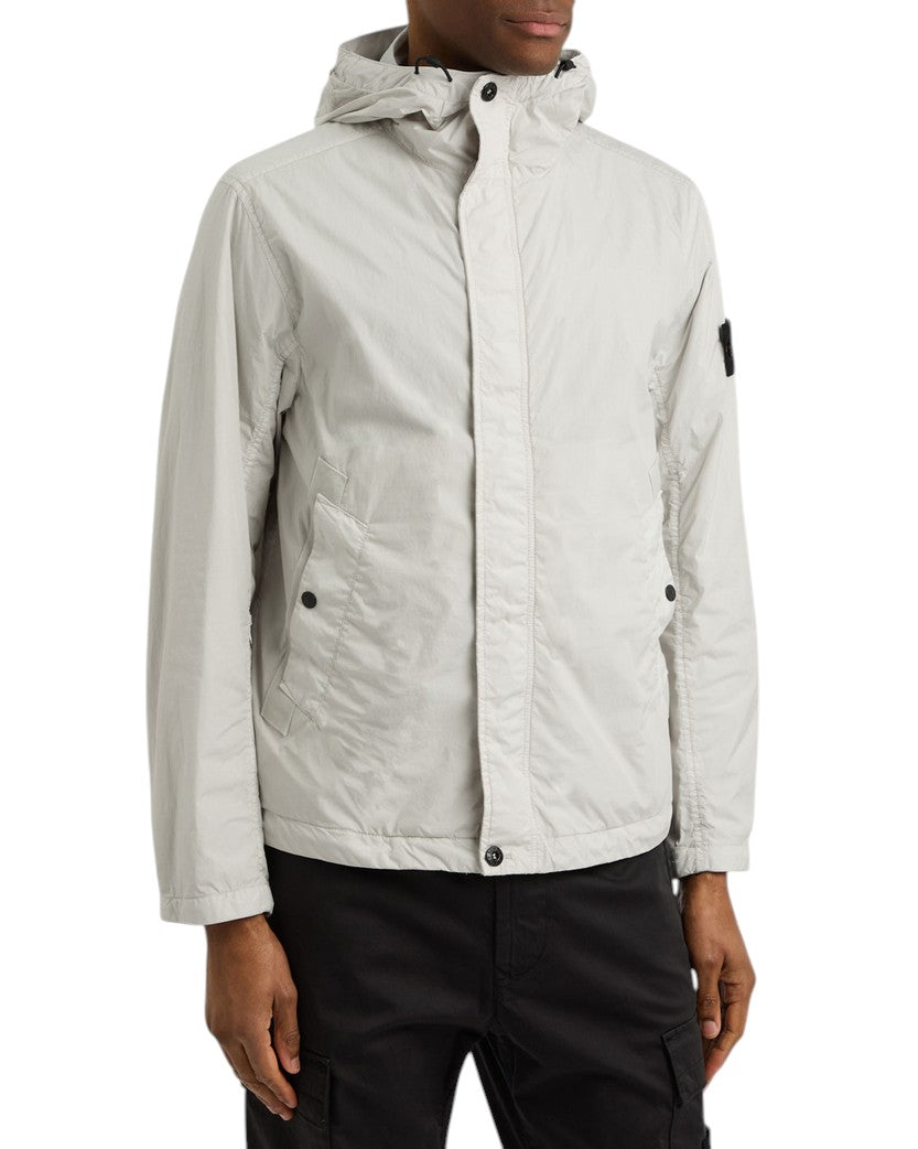 25FW Crinkle Reps Hooded Nylon Jacket Grey SI0314-GY