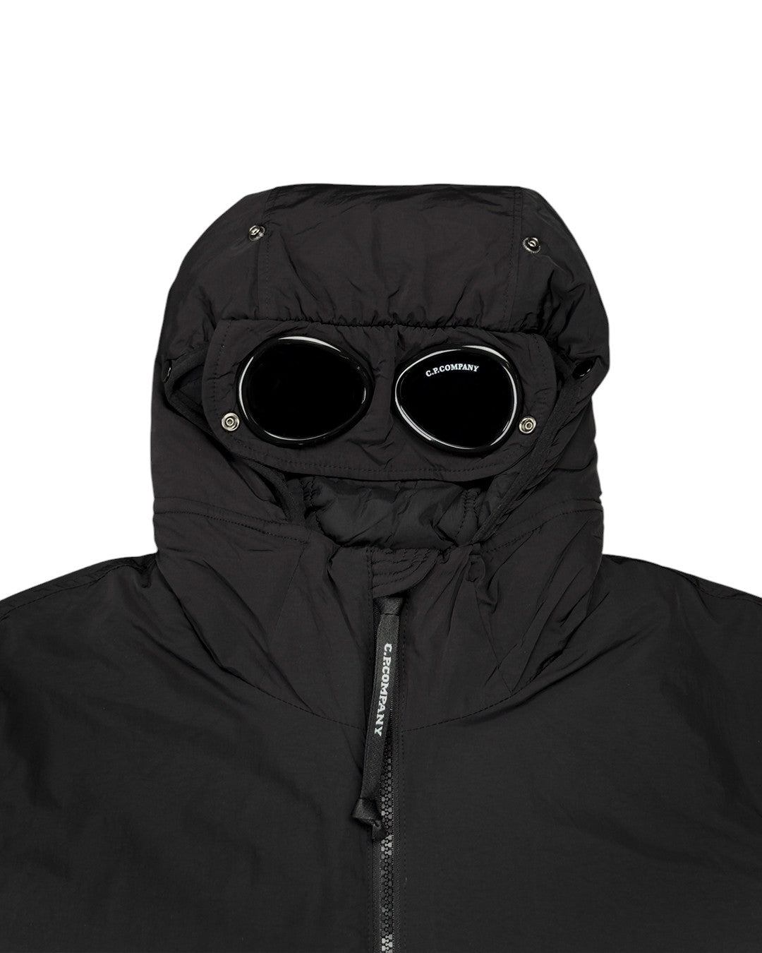 C.P. Company Chrome Goggle Jacket Black - UNIFORM