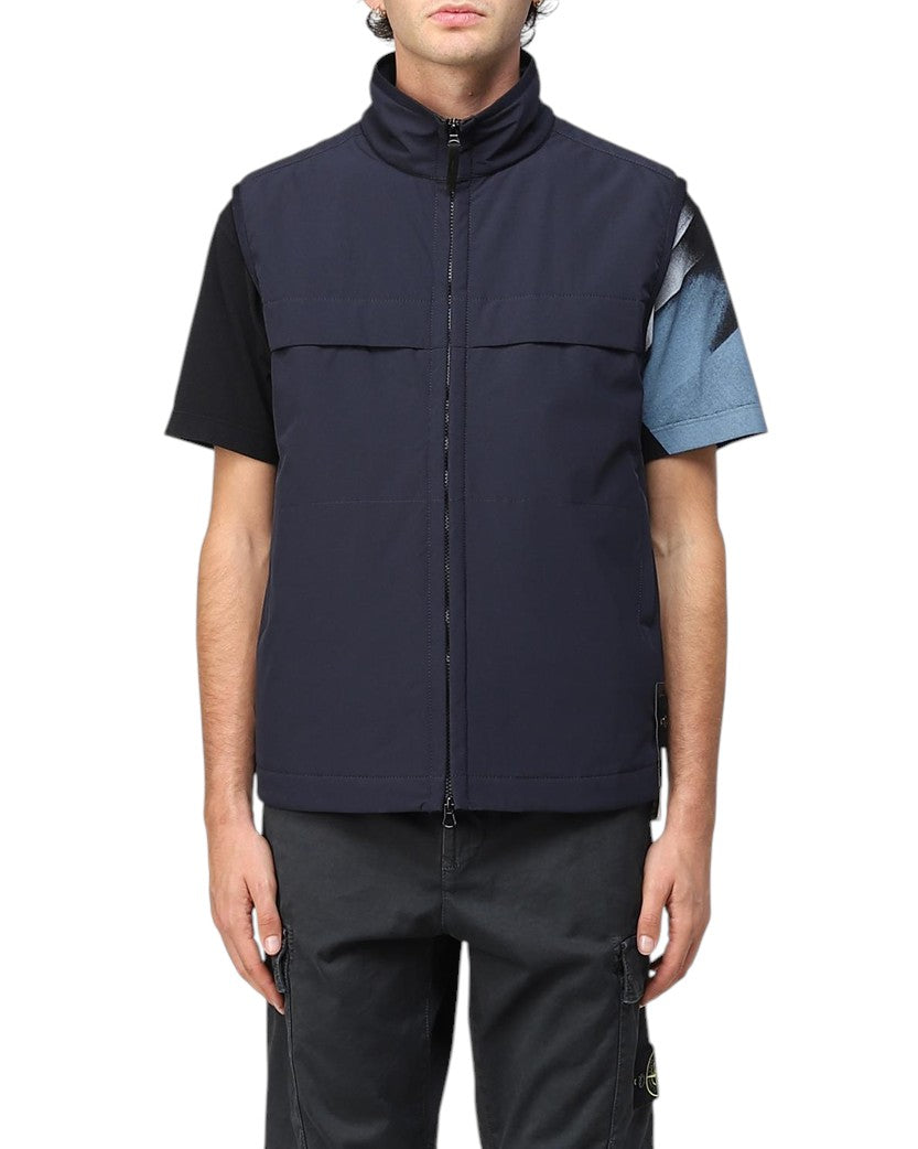 22FW G0327 Soft Shell Padded Gilet Dark Blue SI0276-DBL
