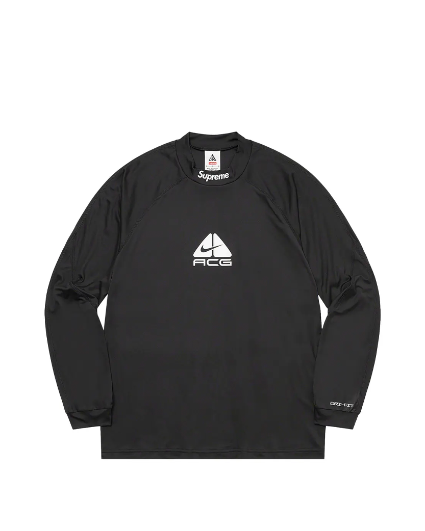 supreme acgコラボ Nike ACG x Supreme Jersey Long Sleeve Black - UNIFORM