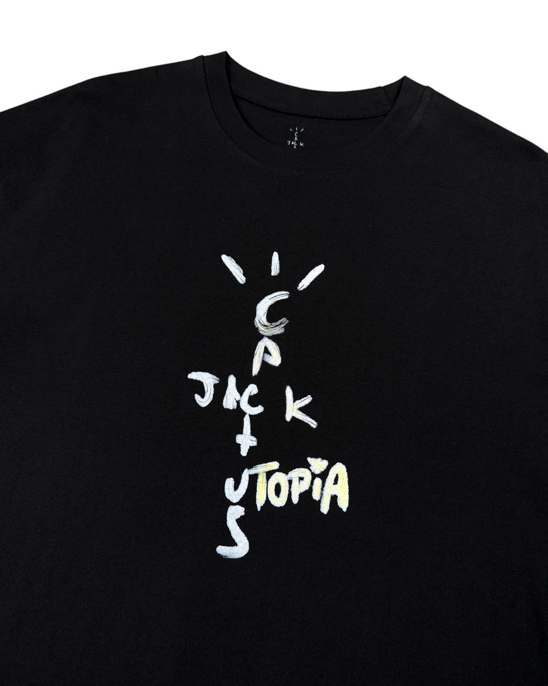 Travis Scott Cactus Jack Utopia T-Shirt Black - UNIFORM