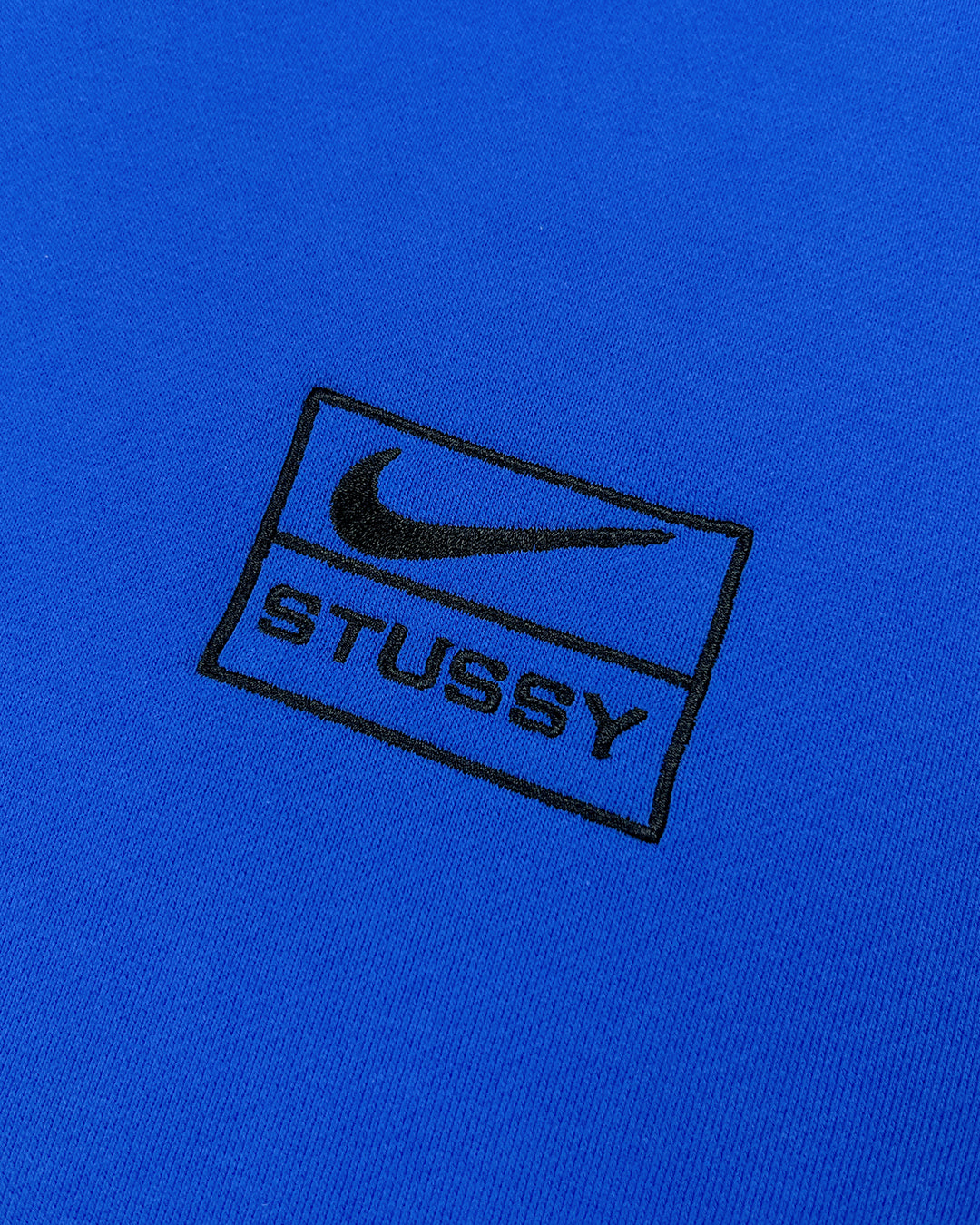 NIKE X STUSSY Acid Wash Crew Sweat Blue - UNIFORM