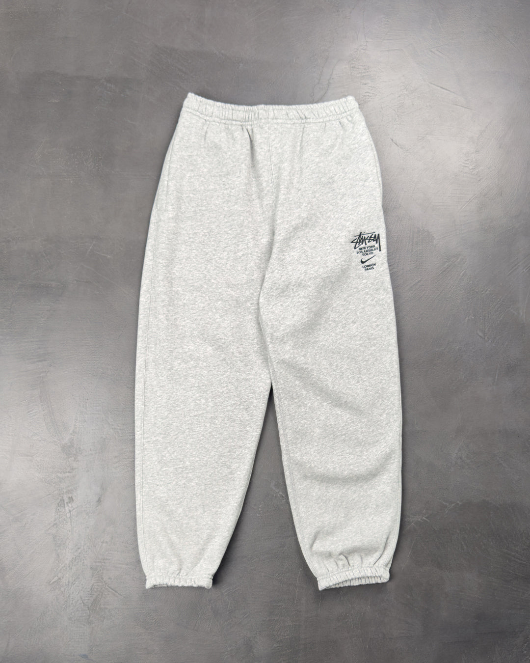 NIKE X STUSSY Fleece Pants Grey - UNIFORM