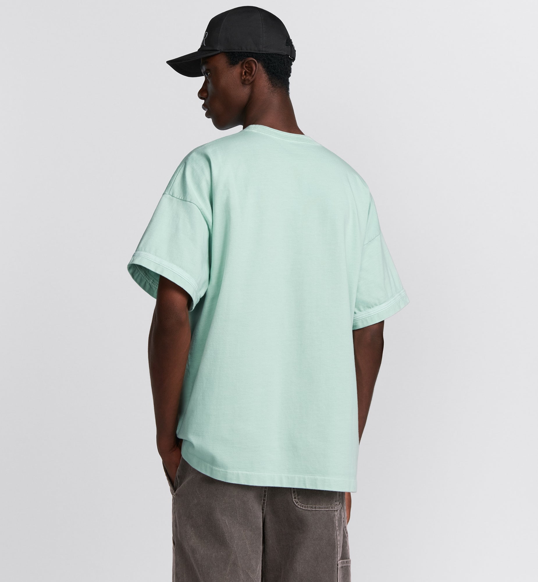 DIOR X STONE ISLAND - T-SHIRT - BLACK/MULTI