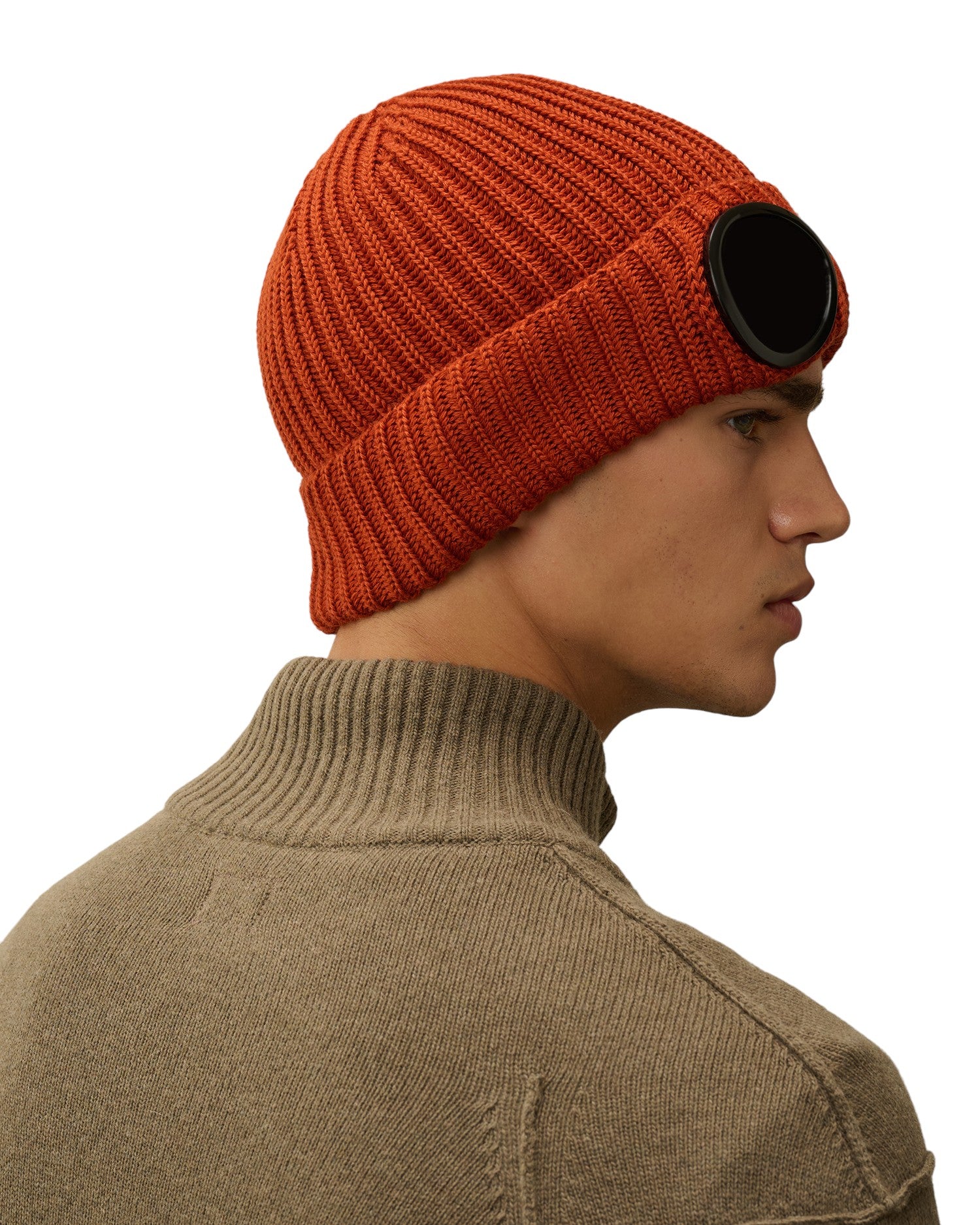 Шапка C.P. Company Goggle Beanie Orange - UNIFORM