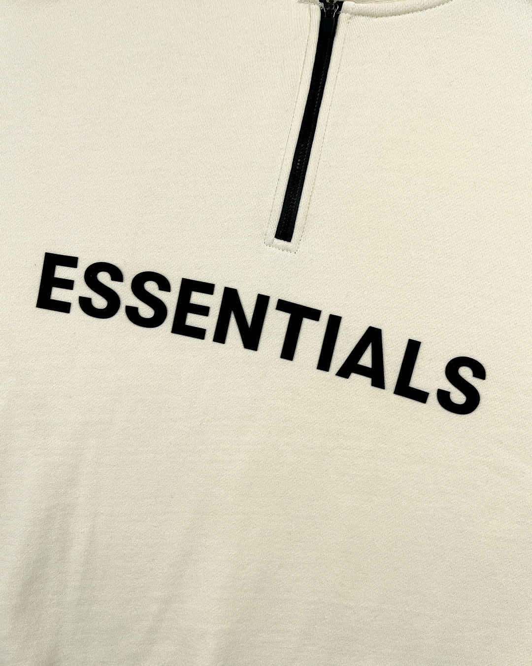 Essentials fear of god half store zip buttercream