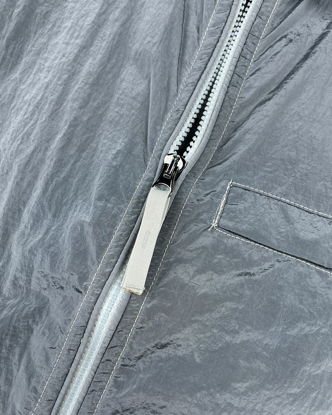 Сорочка 12321 Garment-Dyed Nylon Metal Overshirt Ice SI0105-IC