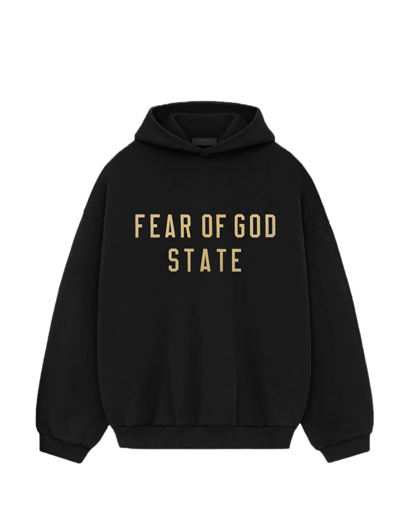 Fear Of God Essentials State Fleece Hoodie Black