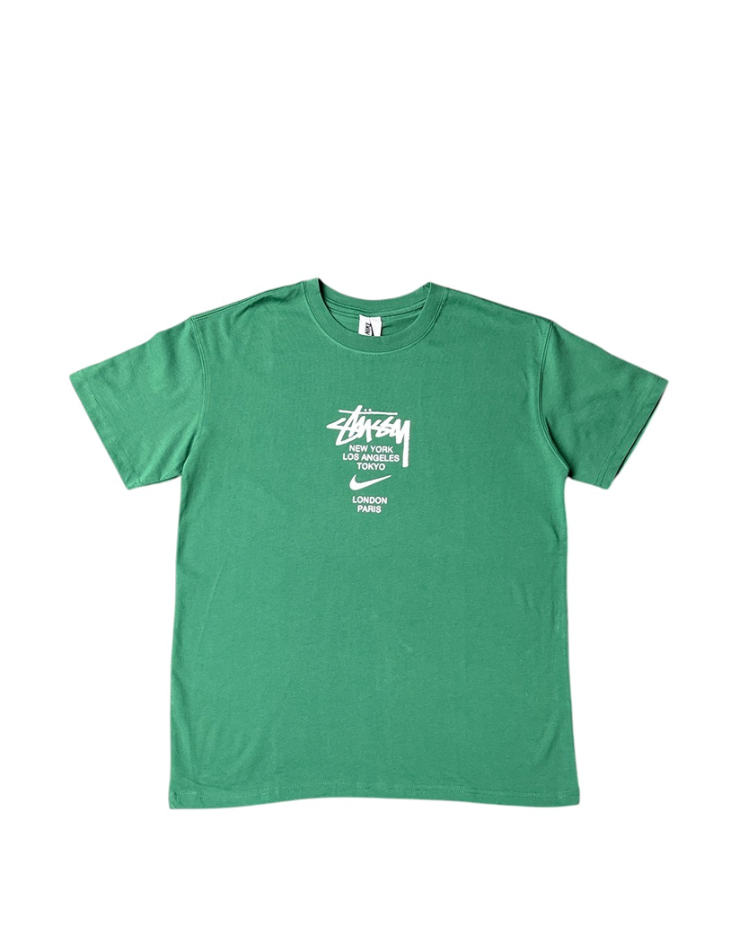 NIKE X STUSSY International T-shirt Green - UNIFORM