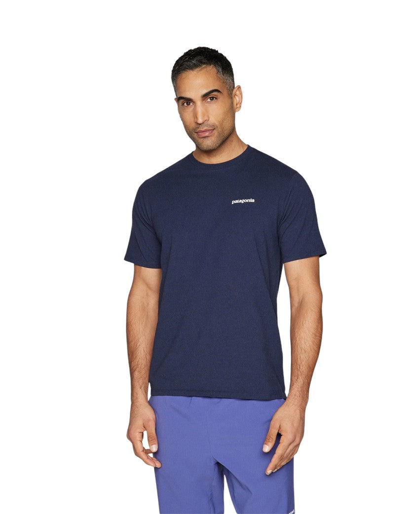 Patagonia P-6 Logo Responsibili T-Shirt Navy