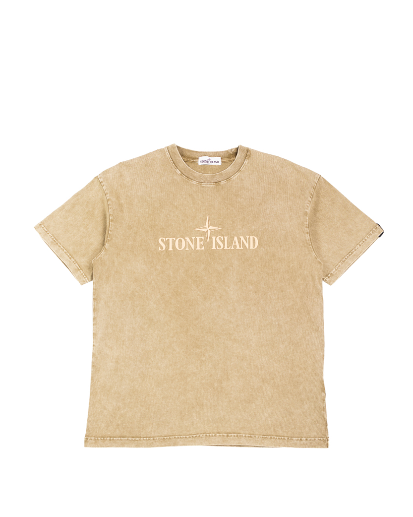 Garment-Dyed T-Shirt Washed Brown SI0262-BN