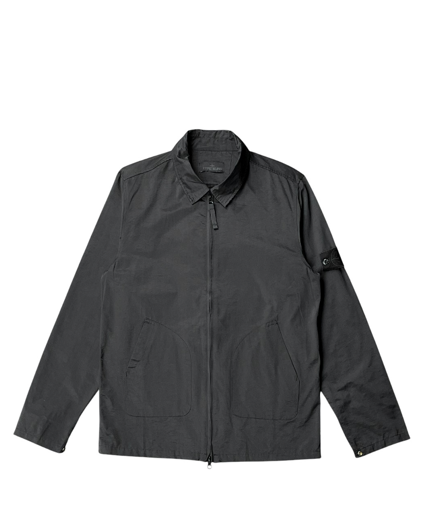 112F2 Lyocell Satin Ghost Piece Jacket Black SI0168-BK