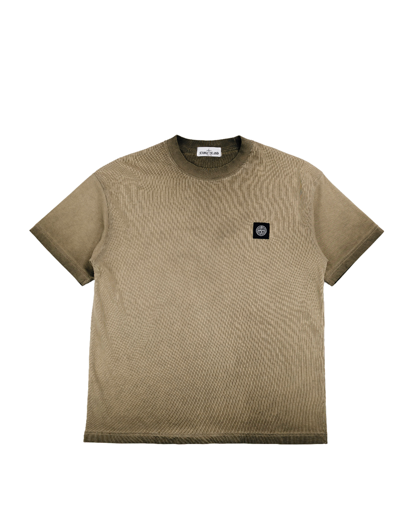 トップス 24-25AW STONE  Футболка 25SS Patch Logo T-Shirt Washed Green SI0272-WGN - UNIFORM