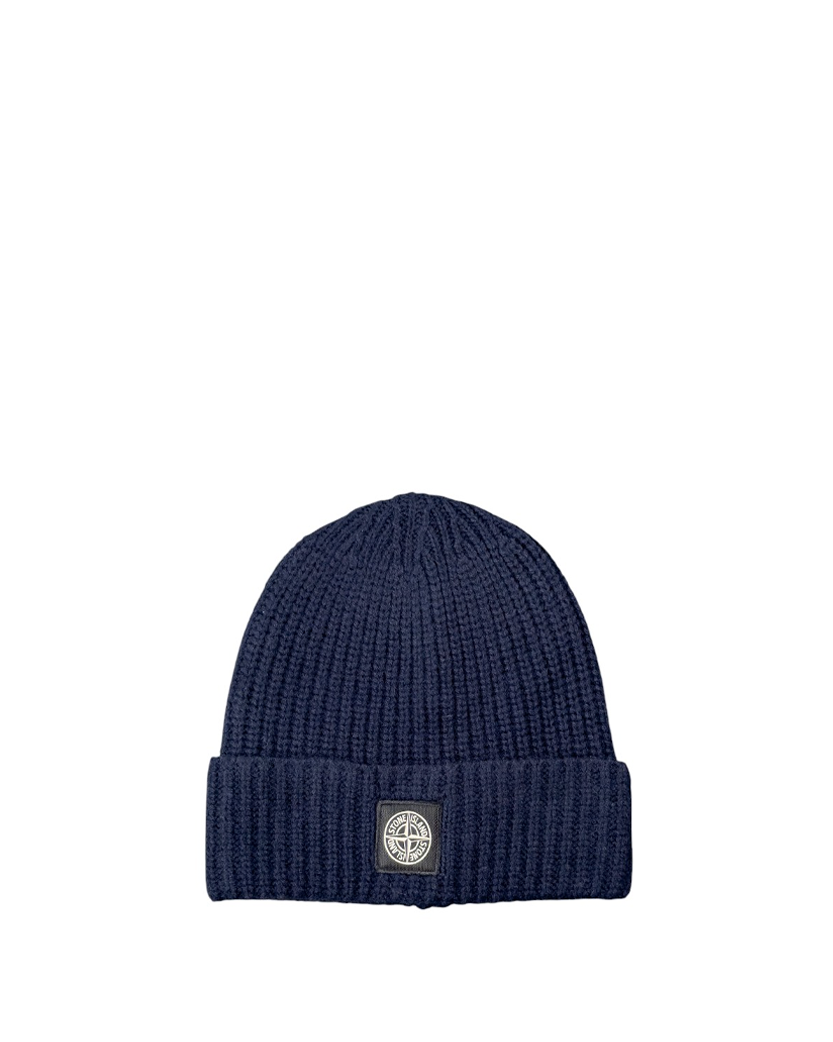 N10B5 Wool-Knit Beanie Hat Dark Blue SI0112-DBL