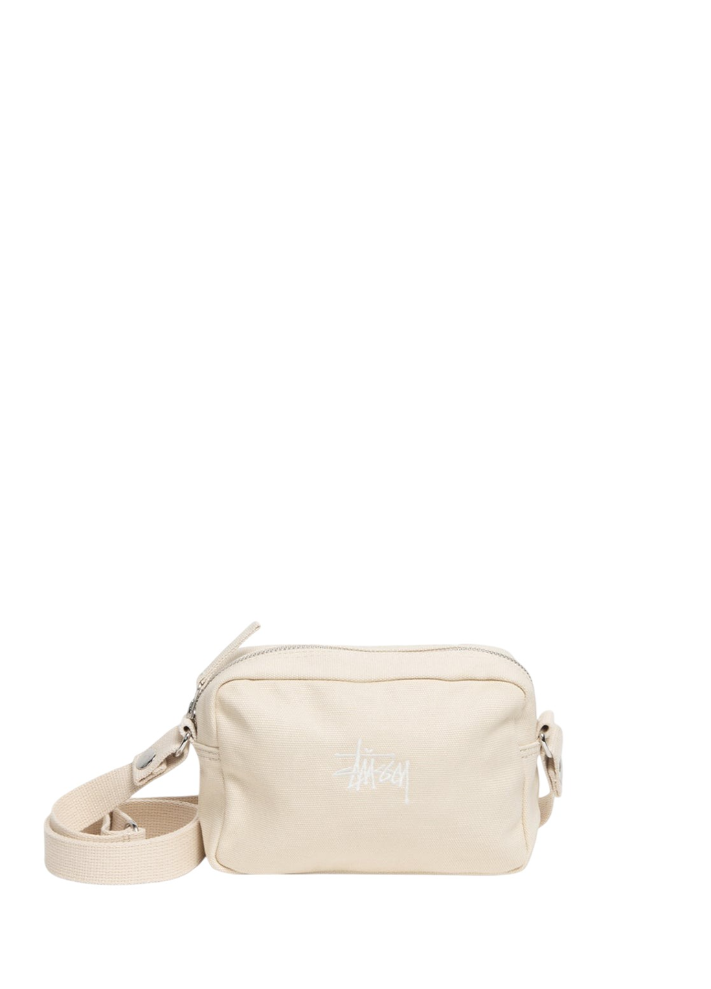 STUSSY Canvas Side Pouch Natural
