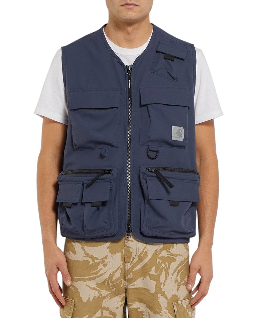 Carhartt WIP Elmwood Vest Navy - UNIFORM