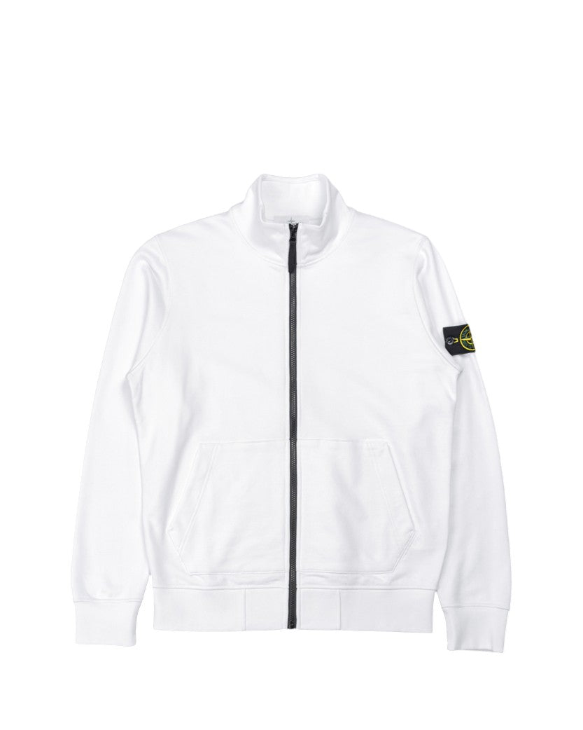 64351 Classic Zip Sweatshirt White SI0176-WT