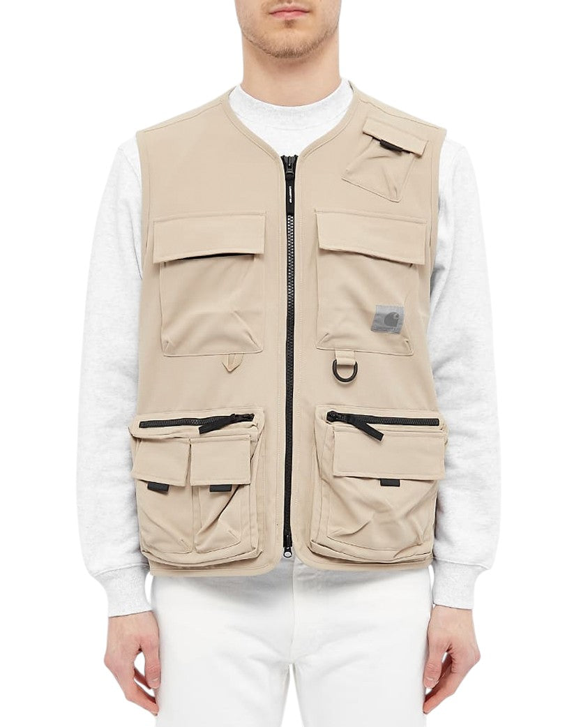 トップス carhartt elemwood vest Carhartt WIP Elmwood Vest Beige - UNIFORM
