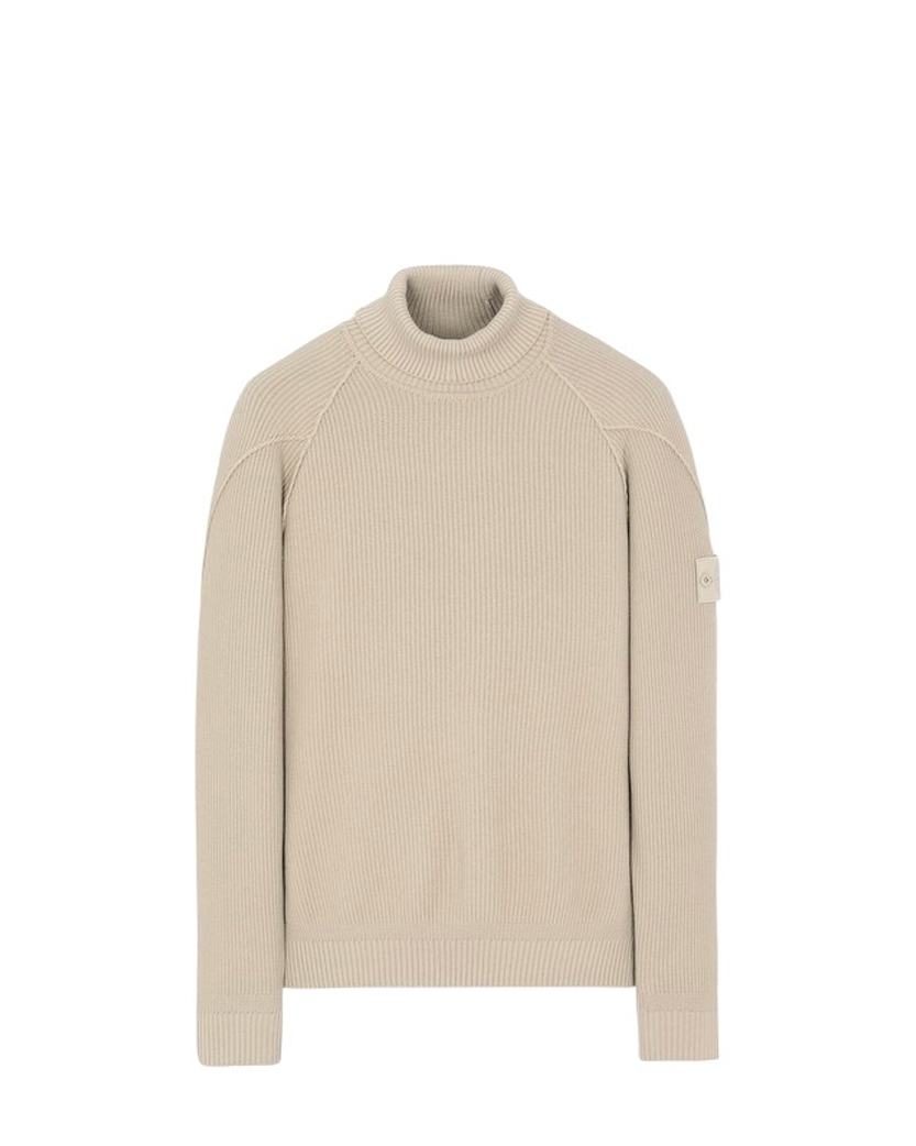 Ghost Piece Wool Roll-Neck Jumper Beige SI0157-BG