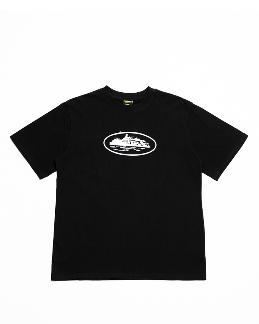 corteiz ゲームTシャツ Футболка Corteiz OG Island T-Shirt Black - UNIFORM