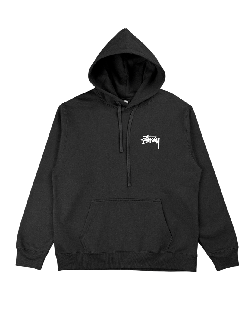 STUSSY 8 Ball Fade Hoodie Black - UNIFORM