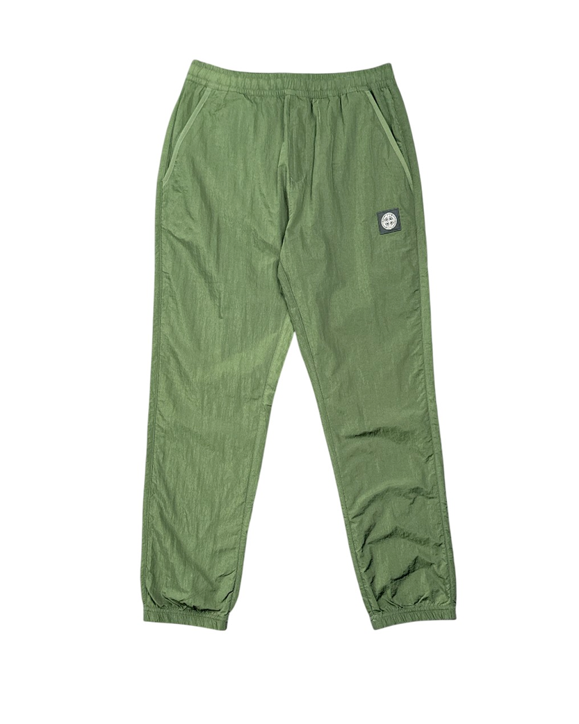 65236 Nylon Metal Ripstop Track Pants Olive SI0164-OL