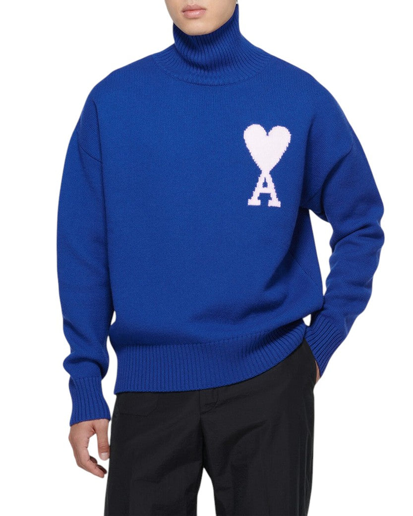 AMI Paris Ami de Coeur jumper Blue
