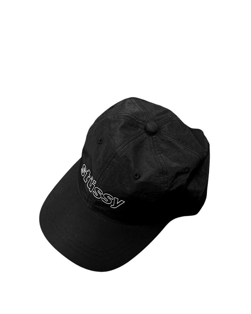 STUSSY Nylon Reflective Cap Black