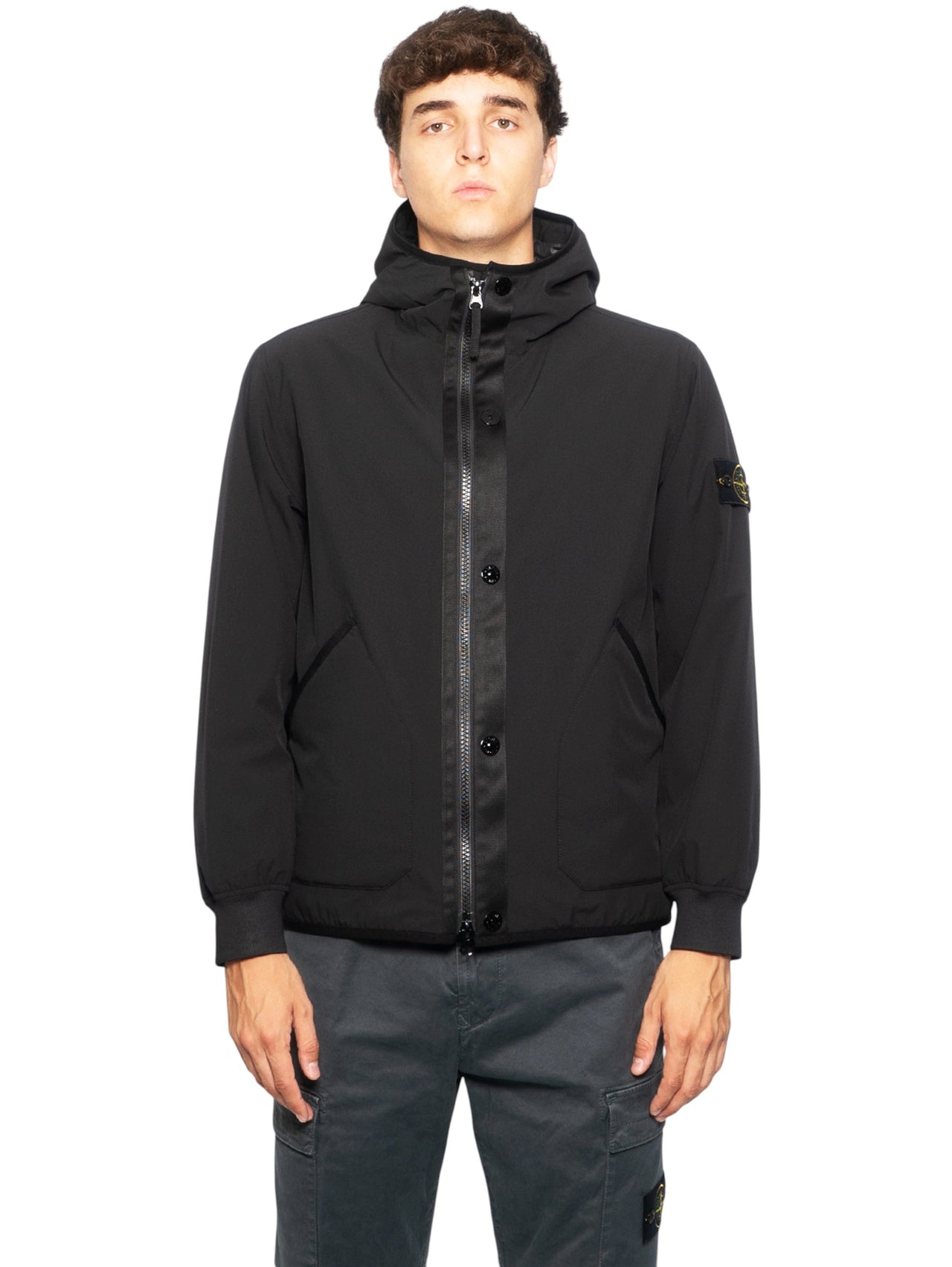 41027 Soft Shell Jacket Black SI0233-BK