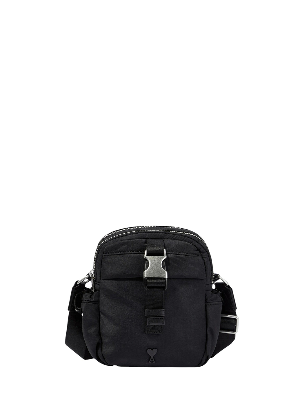 AMI Paris Ami De Coeur Crossbody Bag Black