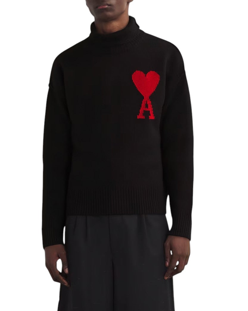 AMI Paris Ami de Coeur jumper Black