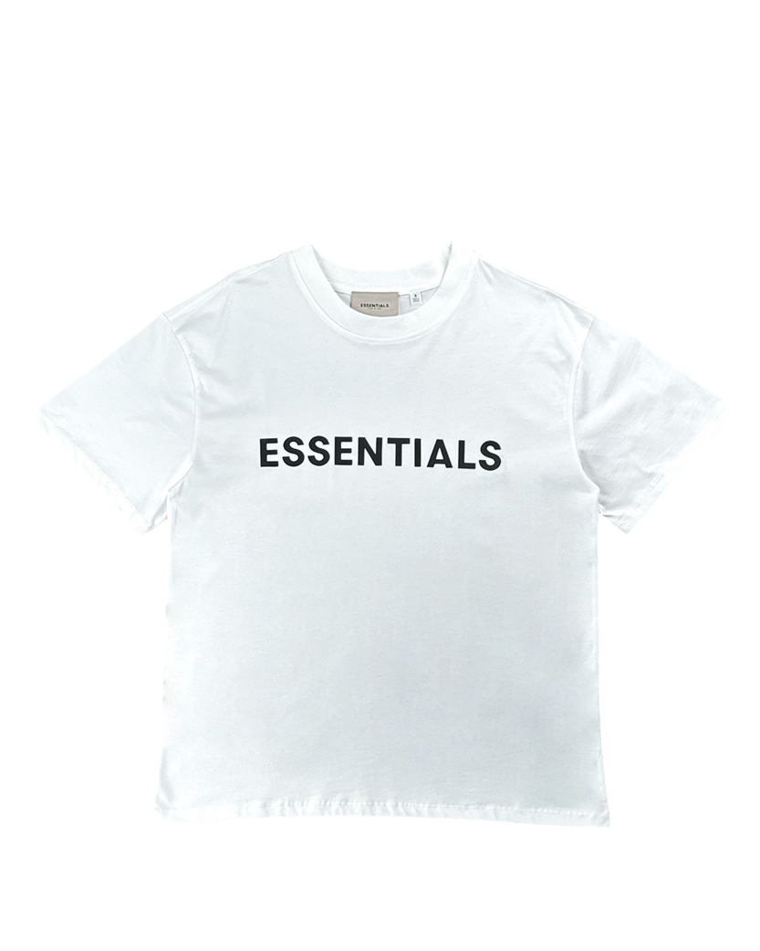 Fear Of God Essentials Front Logo T-Shirt White