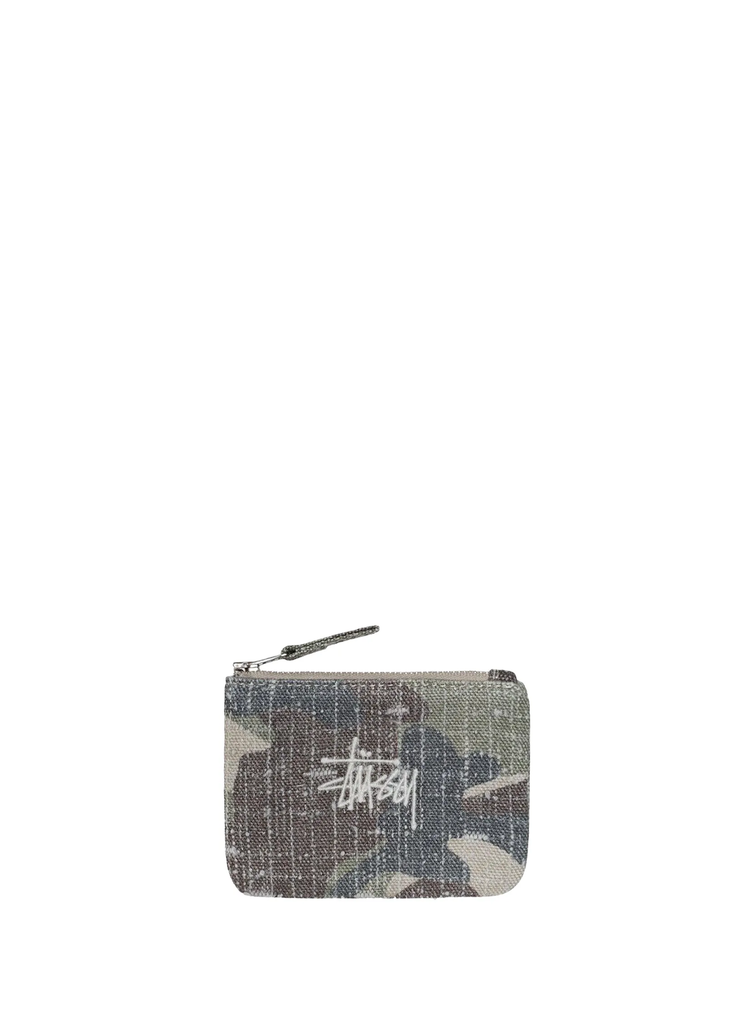 STUSSY Needle Punch Coin Pouch Camo