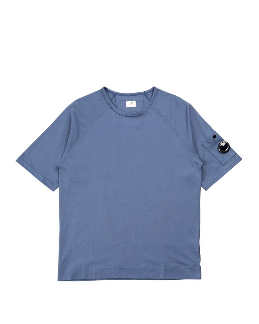 C.P. COMPANY Arm Lens Raglan T-Shirt Navy