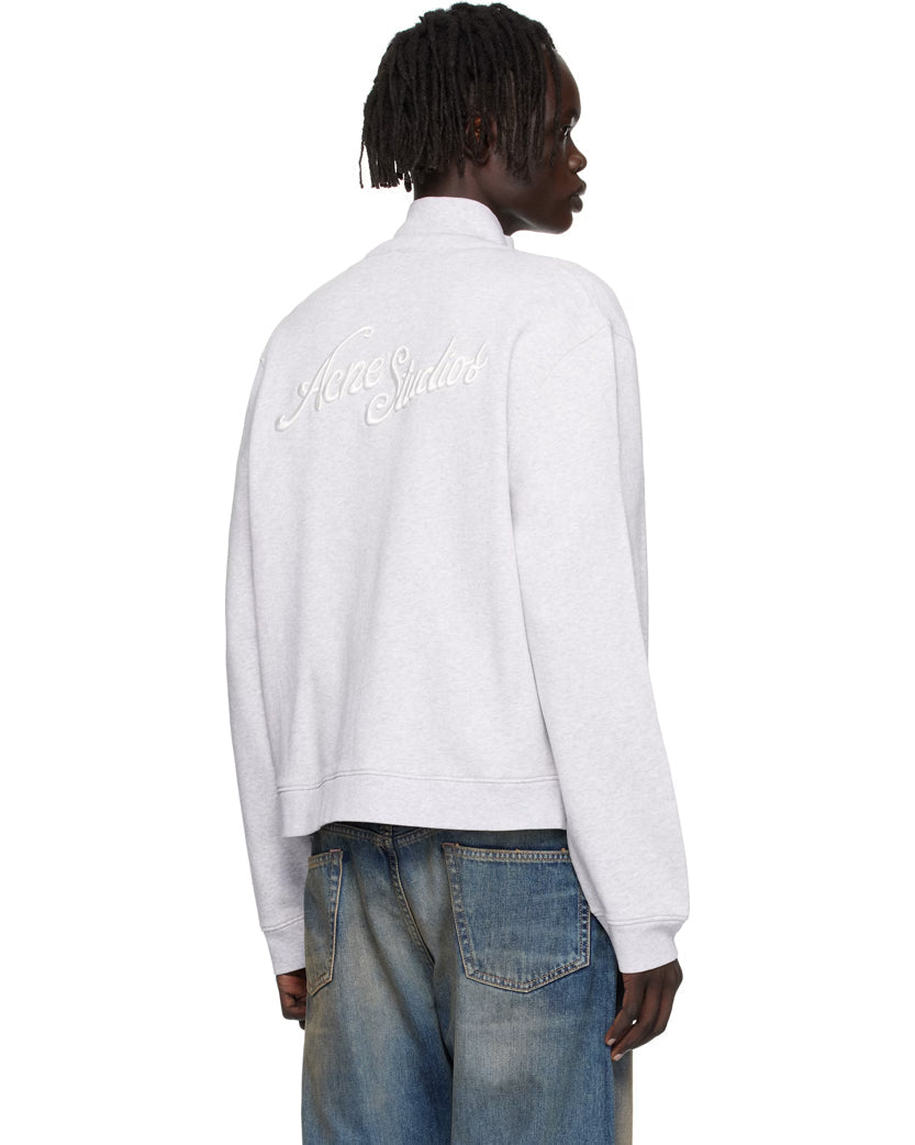 Світшот Acne Studios Zip-Up Sweatshirt Grey - UNIFORM