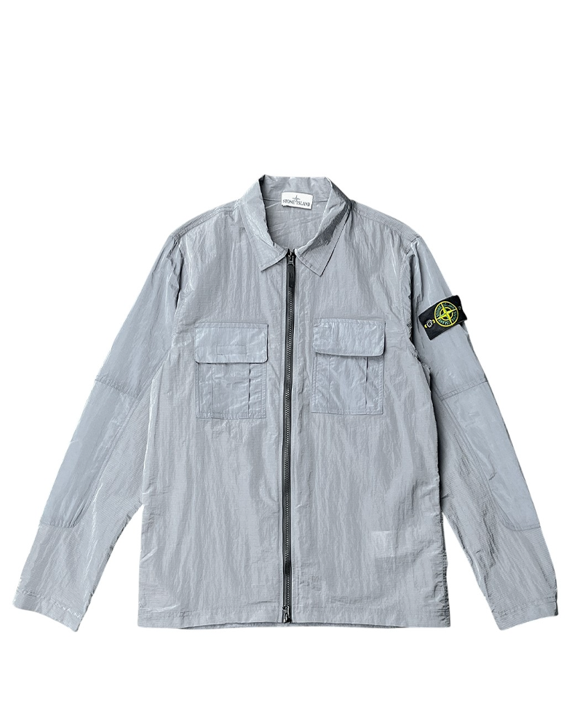 11117 Nylon Overshirt Grey SI0104-GY