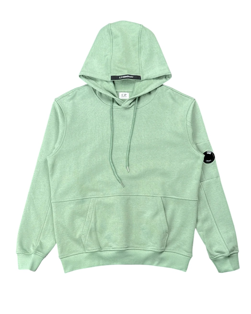 C.P. Company Hoodie With Lens Light Green