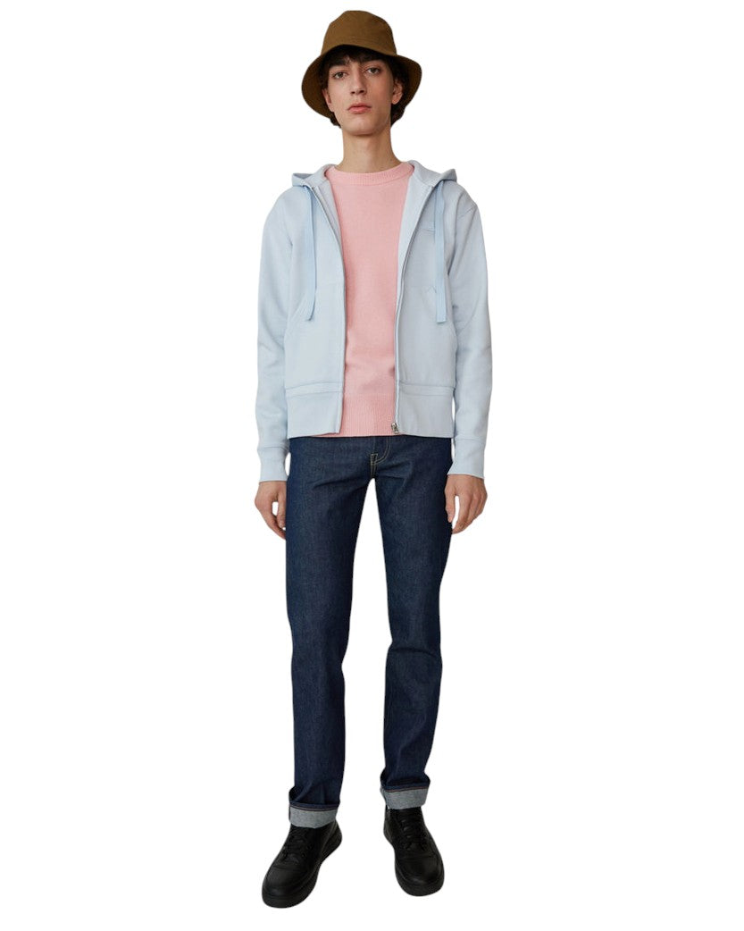 Худі Acne Studios Ferris Zip Hoodie Ice Blue - UNIFORM