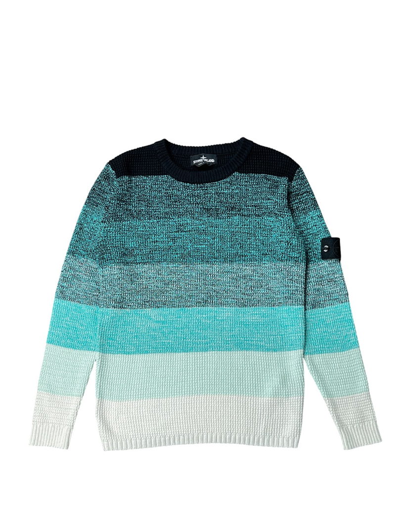 Светр 507A4 Gradient Knit Sweater Shadow Project Blue SI0127-BL Светр 507A4 Gradient Knit Sweater Shadow Project Blue SI0127-BL