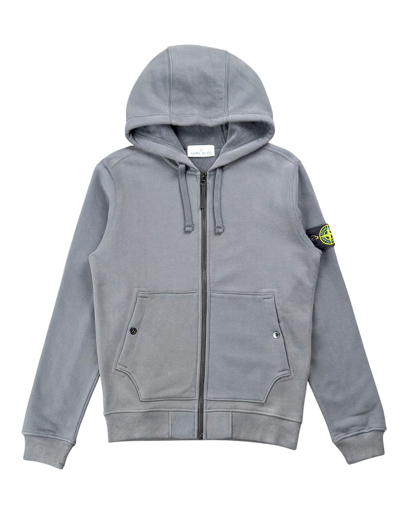 61620 Full-Zipper Hooded Sweatshirt Lead SI0130-LD