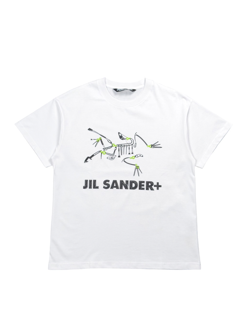 JIL SANDER × ARC’TERYX コラボ Tシャツ Футболка Arcteryx x Jil Sander Logo T-Shirt White - UNIFORM