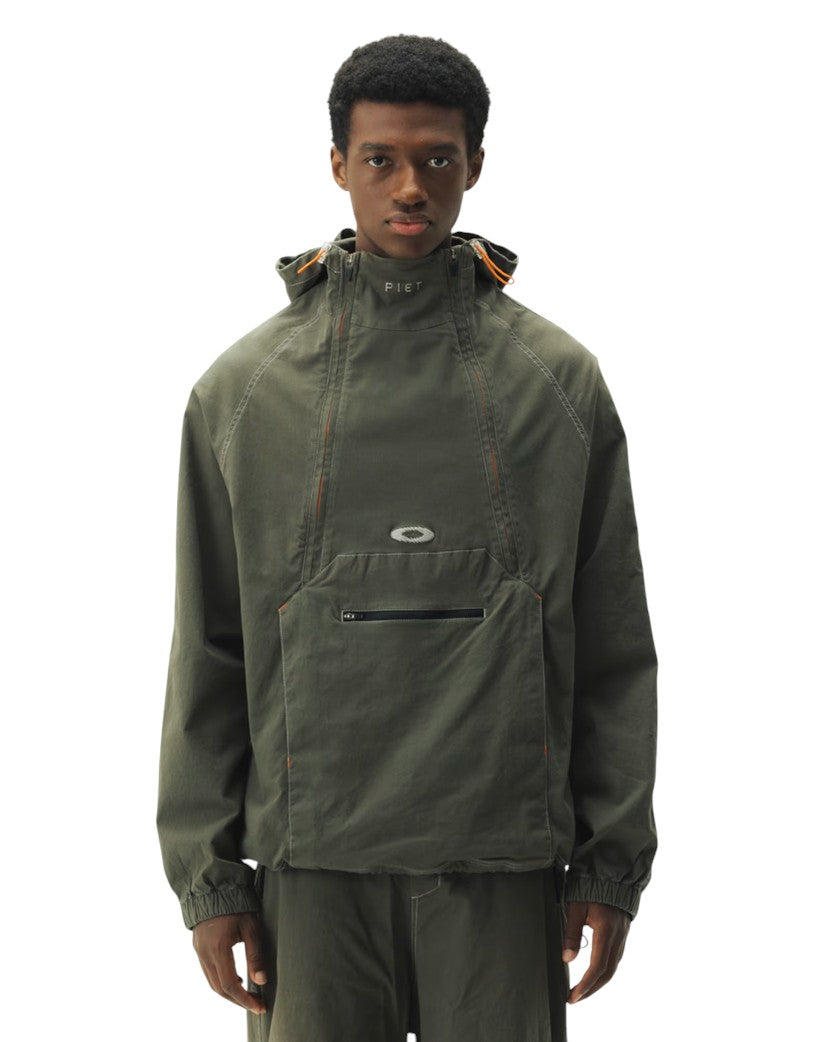 Oakley x Piet Men's Mod Static Windbreaker Piet Olive
