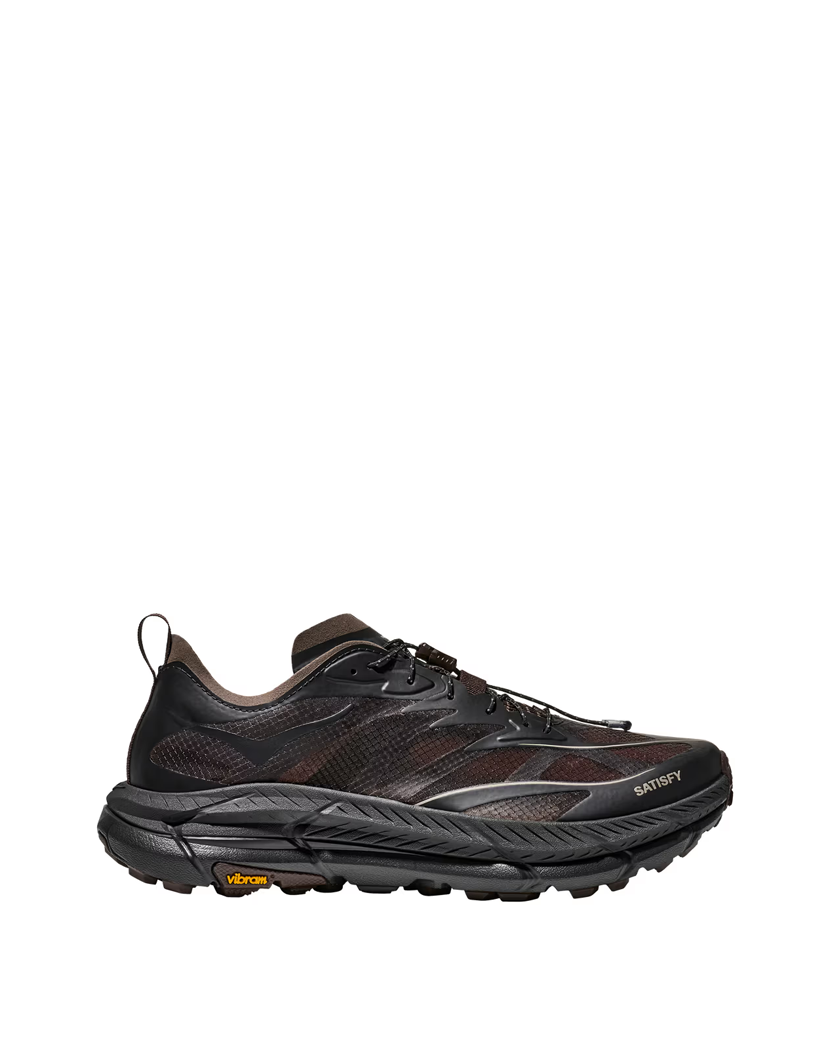 Hoka x Satisfy Mafate Speed 4 Lite Coffee