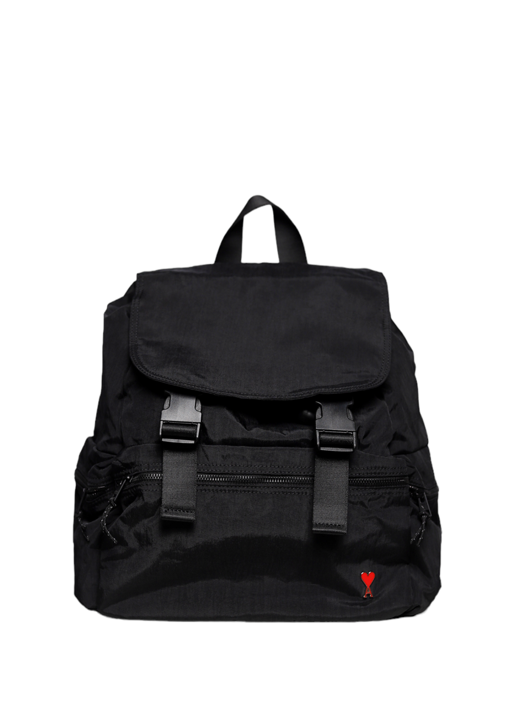 AMI Paris Ami De Coeur Backpack Black