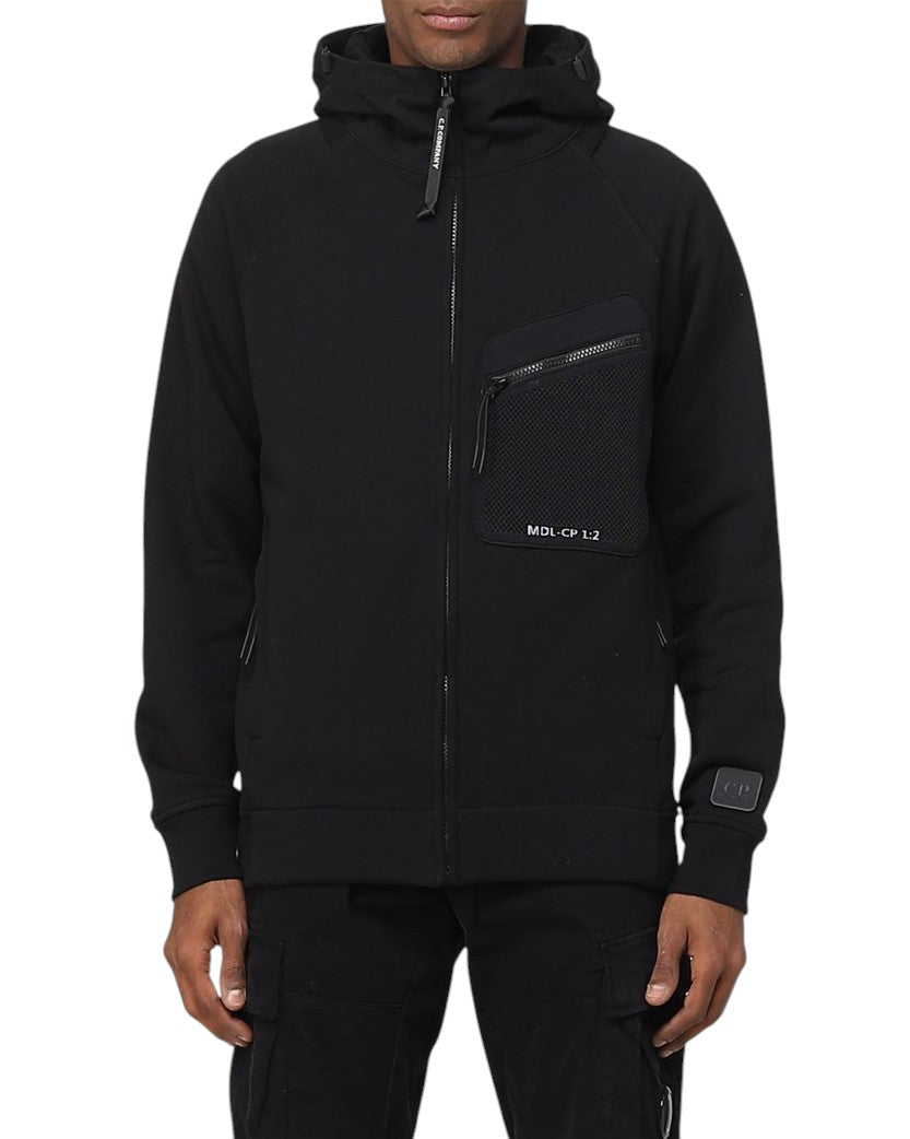 C.P. Company 22FW Zip Hoodie Black