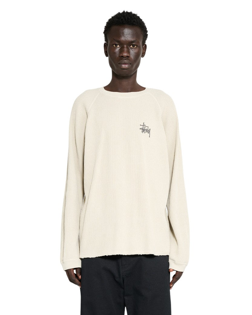 STUSSY Basic Stock Long Sleeve Thermal Bone - UNIFORM