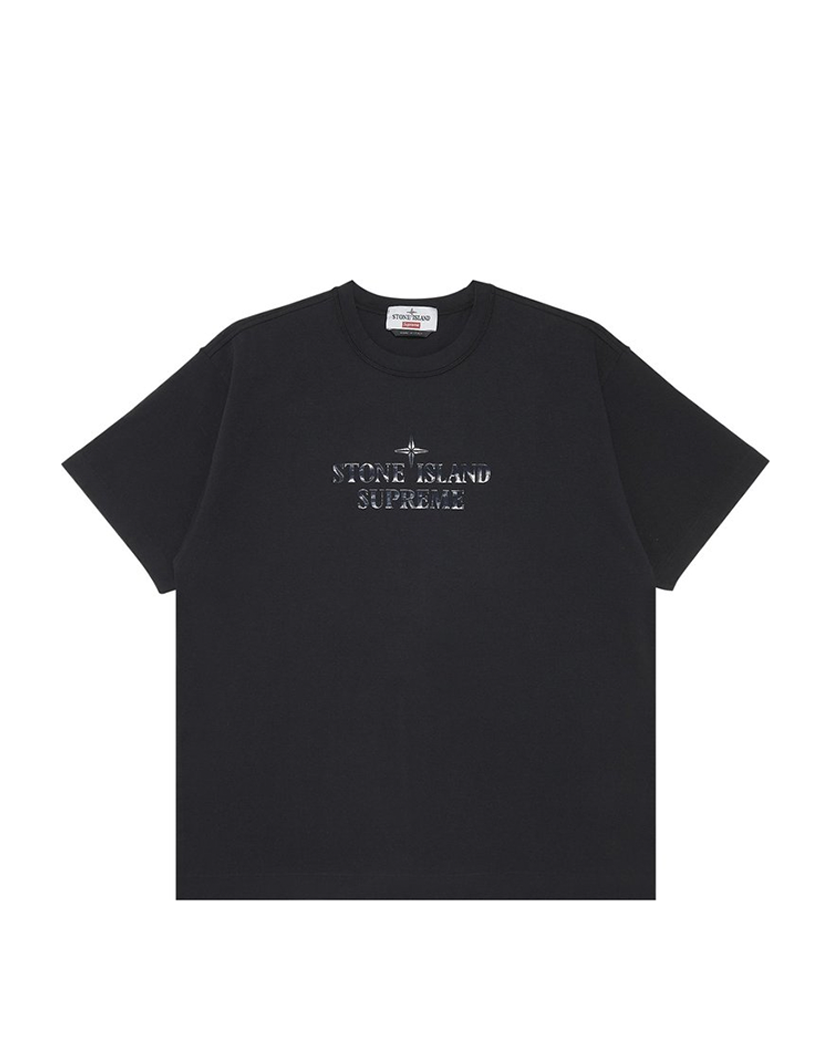 201S8 Stone Island x Supreme T-Shirt Black SI0202-BK