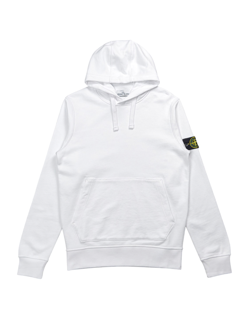 64151 Classic Hooded Sweatshirt White SI0140-WT