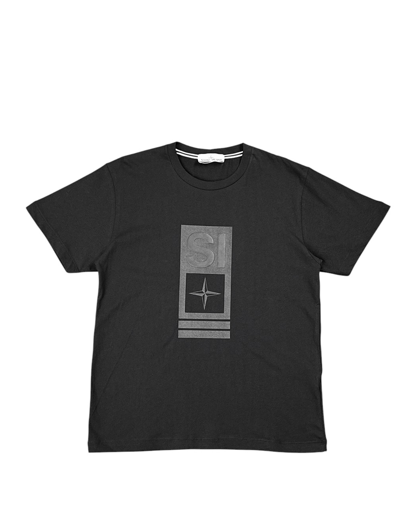 2NS92 Abbreviation One Print T-Shirt Black SI0162-BK